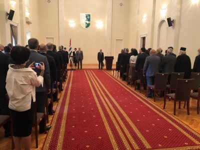 Аслан Бжания вступил в должность президента